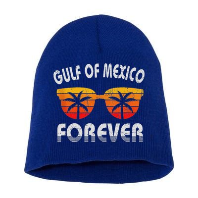 Retro Gulf Of Mexico Forever Short Acrylic Beanie