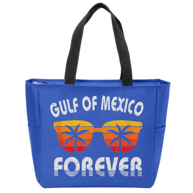 Retro Gulf Of Mexico Forever Zip Tote Bag