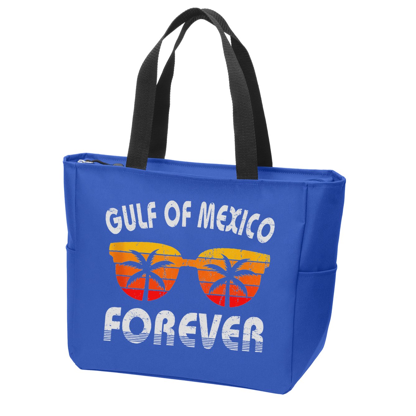 Retro Gulf Of Mexico Forever Zip Tote Bag