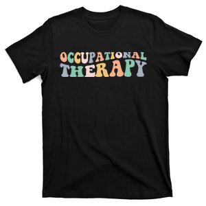 Retro Groovy Occupational Therapy OT Therapist T-Shirt