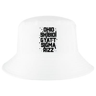 Rizz Gyatt Ohio Sigma Funny Rizzler Gift Toilet Meme Cool Comfort Performance Bucket Hat