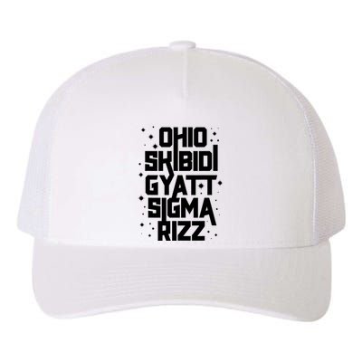 Rizz Gyatt Ohio Sigma Funny Rizzler Gift Toilet Meme Yupoong Adult 5-Panel Trucker Hat