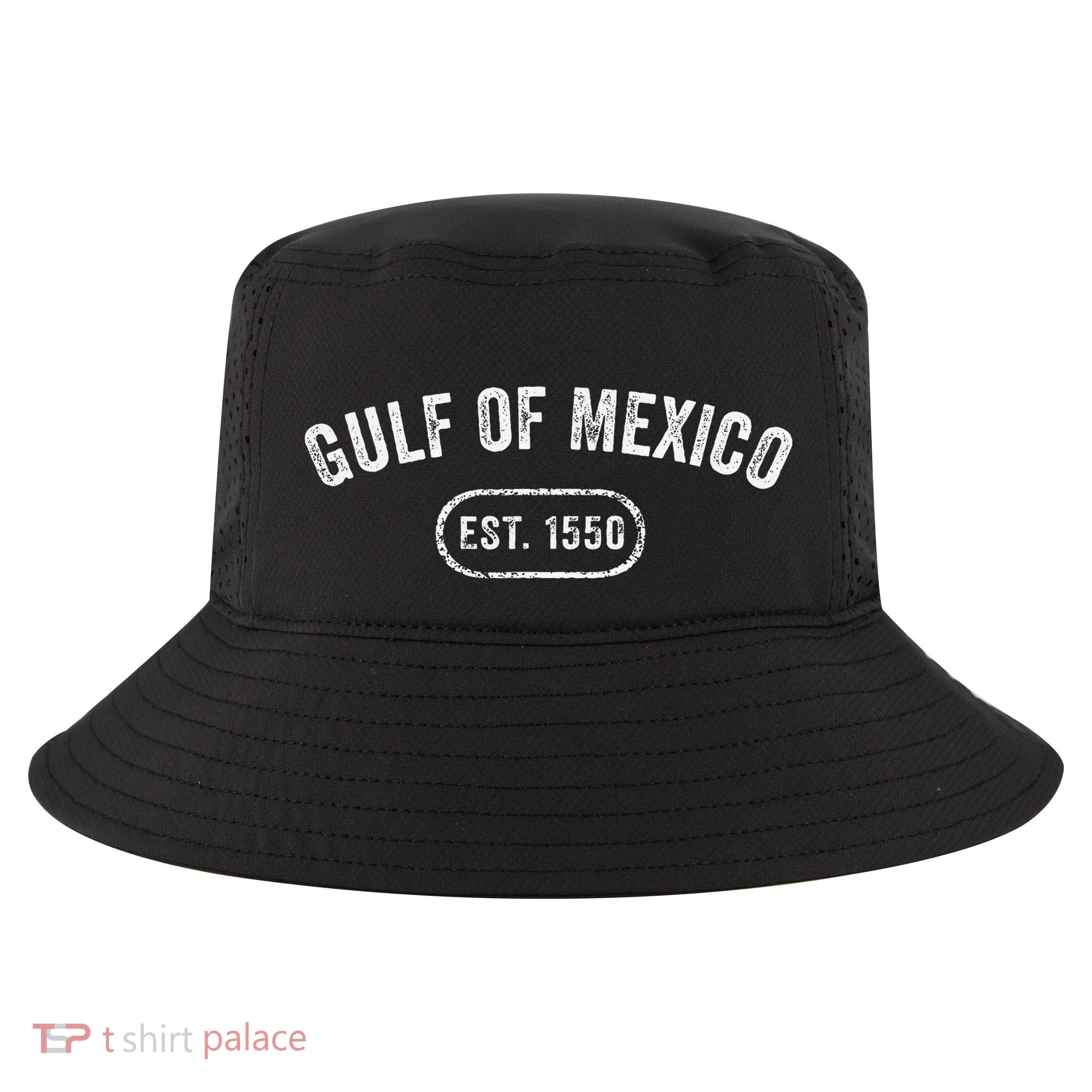 Retro Gulf Of Mexico Est 1550 Mexican Flag For S Cool Comfort Performance Bucket Hat