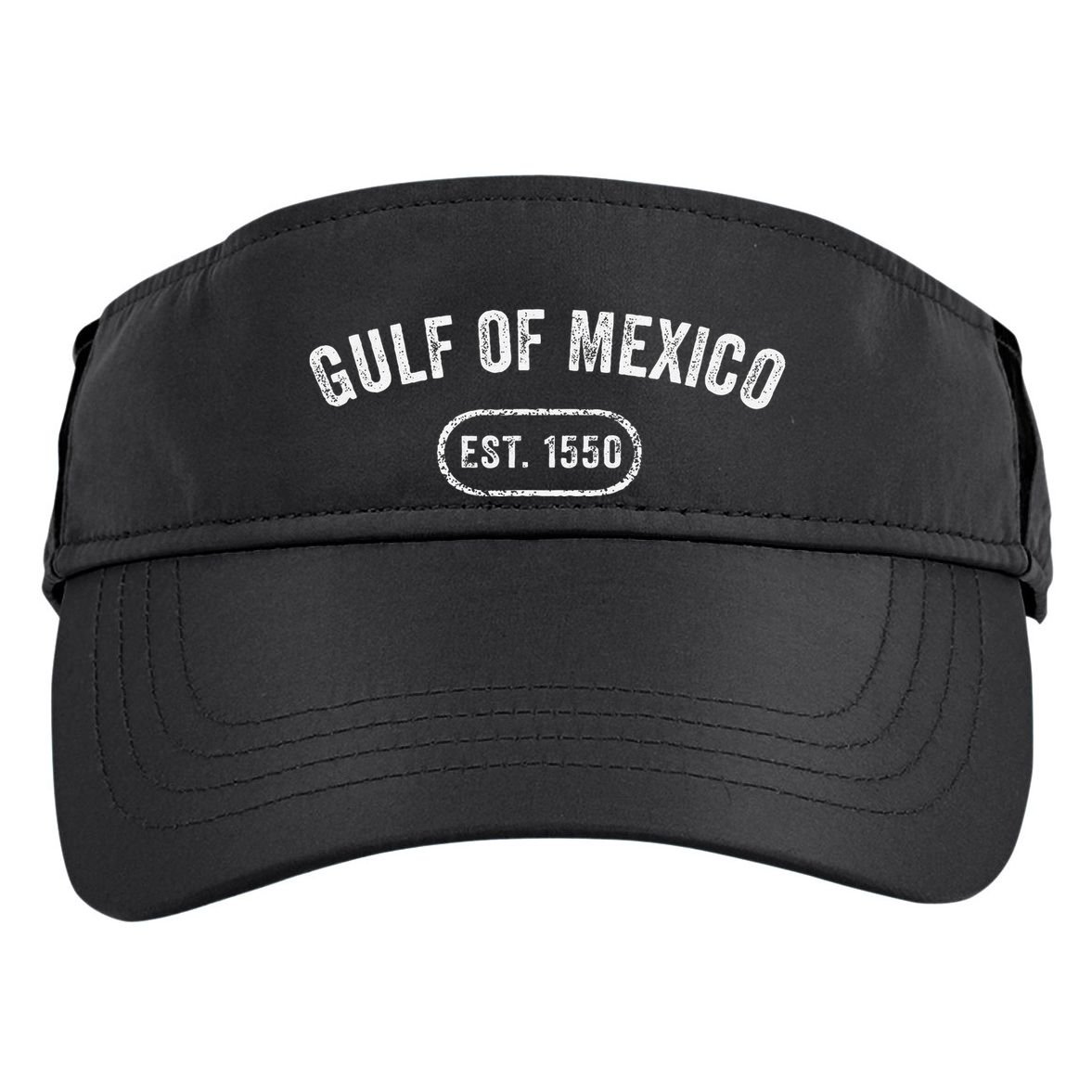 Retro Gulf Of Mexico Est 1550 Mexican Flag For S Adult Drive Performance Visor