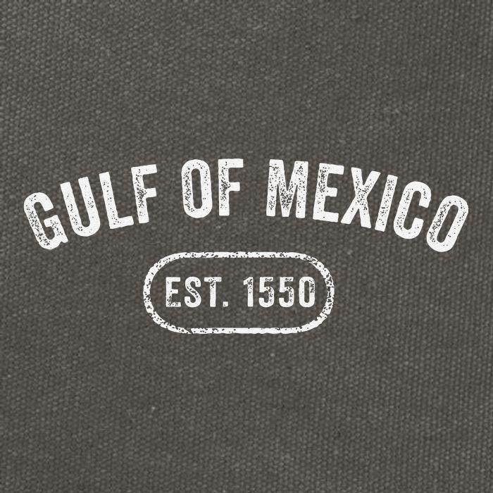Retro Gulf Of Mexico Est 1550 Mexican Flag For S Cotton Canvas Backpack