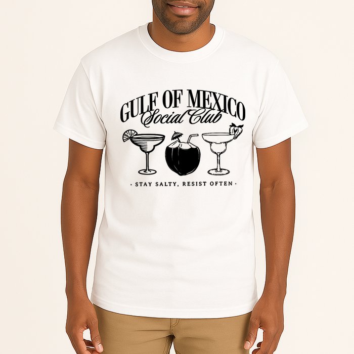 Retro Gulf Of Mexico Social Club Progressive Liberal Tall T-Shirt