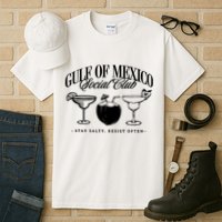 Retro Gulf Of Mexico Social Club Progressive Liberal Tall T-Shirt