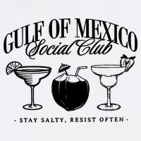 Retro Gulf Of Mexico Social Club Progressive Liberal Tall T-Shirt