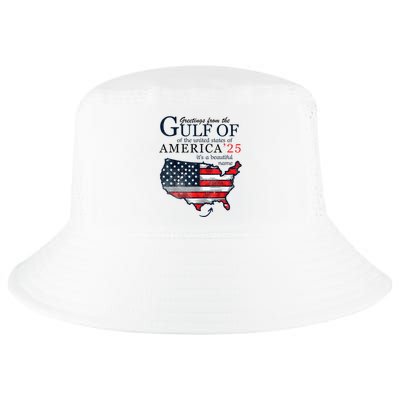 Retro Gulf Of Usa America Funny Gulf Of Mexico July 4th Cool Comfort Performance Bucket Hat