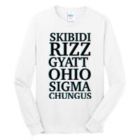 Rizz Gyatt Ohio Sigma Chungus Tall Long Sleeve T-Shirt