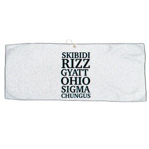 Rizz Gyatt Ohio Sigma Chungus Large Microfiber Waffle Golf Towel