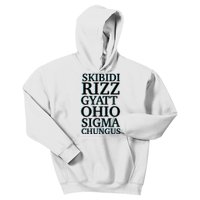 Rizz Gyatt Ohio Sigma Chungus Kids Hoodie