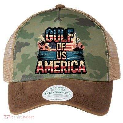 Retro Gulf Of Usa America Patriotic Beach Life Est 2025 Legacy Tie Dye Trucker Hat