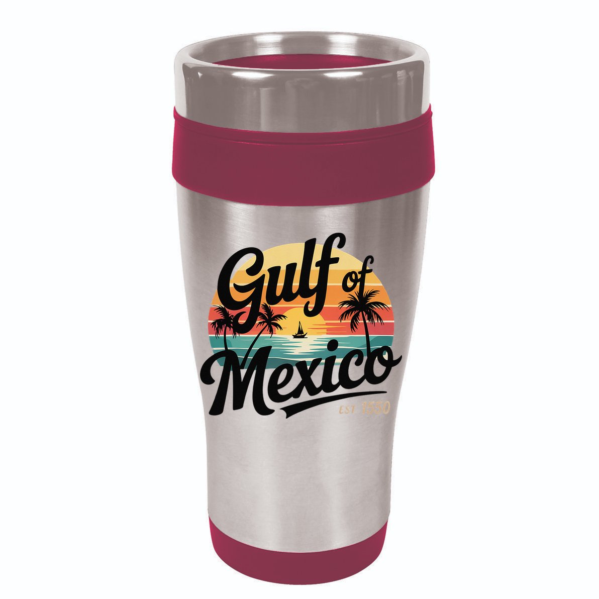 Retro Gulf Of Mexico Patriotic Beach Life Est 1550 Kids Hoodie