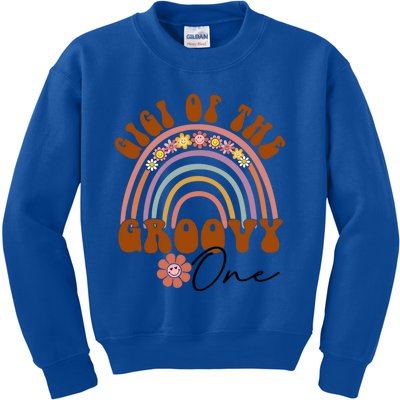 Retro Gigi Of Groovy One Matching Family 1st Birthday Party Cute Gift Kids Sweatshirt