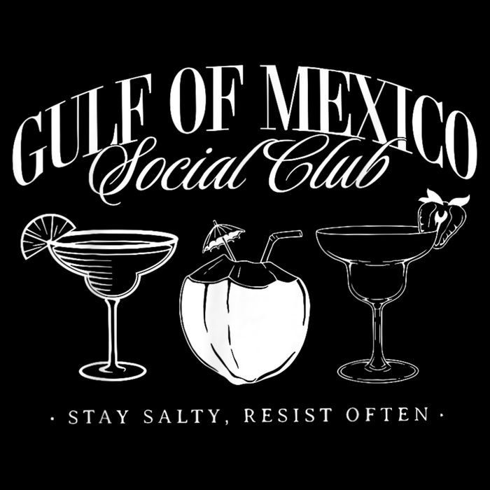 Retro Gulf Of Mexico Social Club Progressive Liberal Doggie Tank