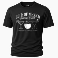 Retro Gulf Of Mexico Social Club Progressive Liberal Cooling Performance Crew T-Shirt