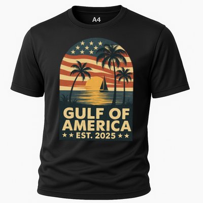 Retro Gulf Of USA America Est 2025 Vintage Performance Shirt