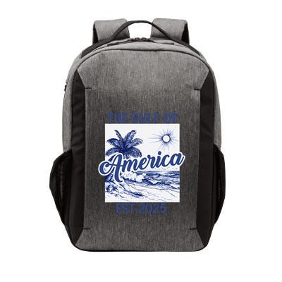 Retro Gulf Of Usa America Est 2025 American Flag Gulf Mexico Vector Backpack