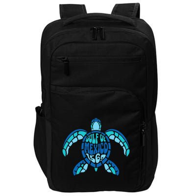 Retro Gulf Of Mexico 1569 Summer Vibes Vintage Art .Png Impact Tech Backpack