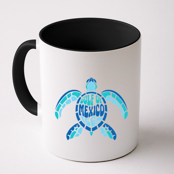 Retro Gulf Of Mexico 1569 Summer Vibes Vintage Art .Png Mug