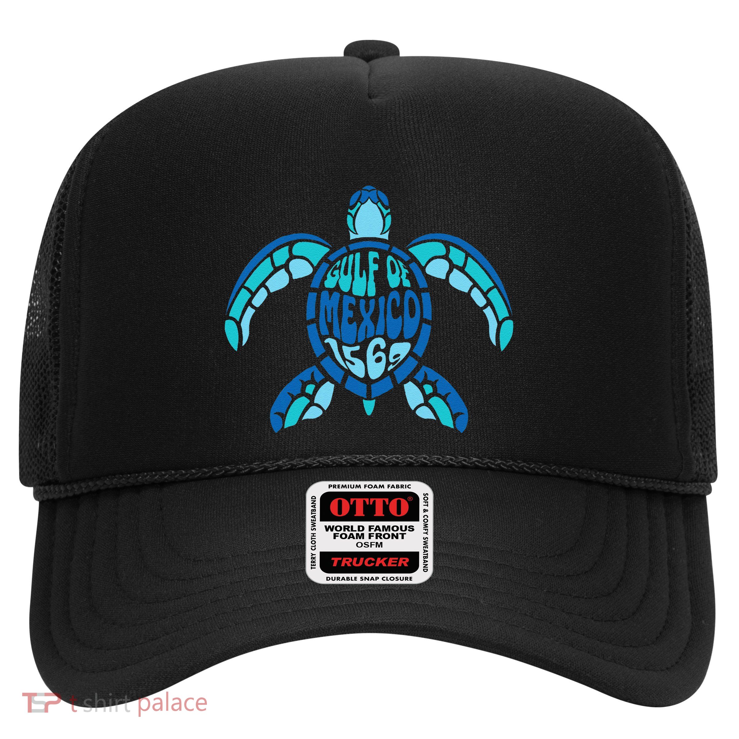 Retro Gulf Of Mexico 1569 Summer Vibes Vintage Art .Png Trucker Hat