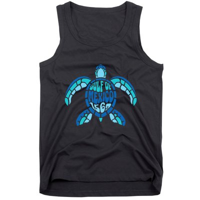 Retro Gulf Of Mexico 1569 Summer Vibes Vintage Art .Png Tank Top