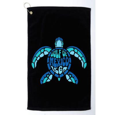 Retro Gulf Of Mexico 1569 Summer Vibes Vintage Art .Png Golf Towel