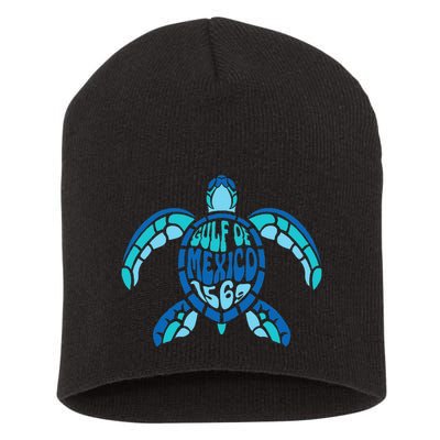 Retro Gulf Of Mexico 1569 Summer Vibes Vintage Art .Png Short Acrylic Beanie
