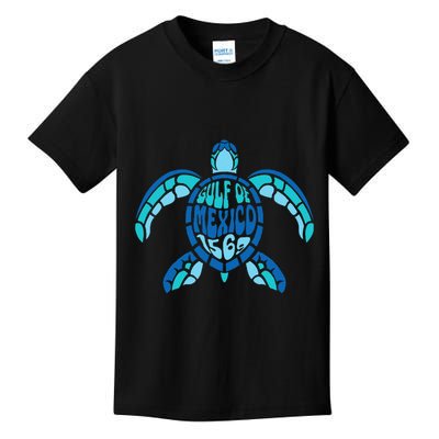 Retro Gulf Of Mexico 1569 Summer Vibes Vintage Art .Png Kids T-Shirt