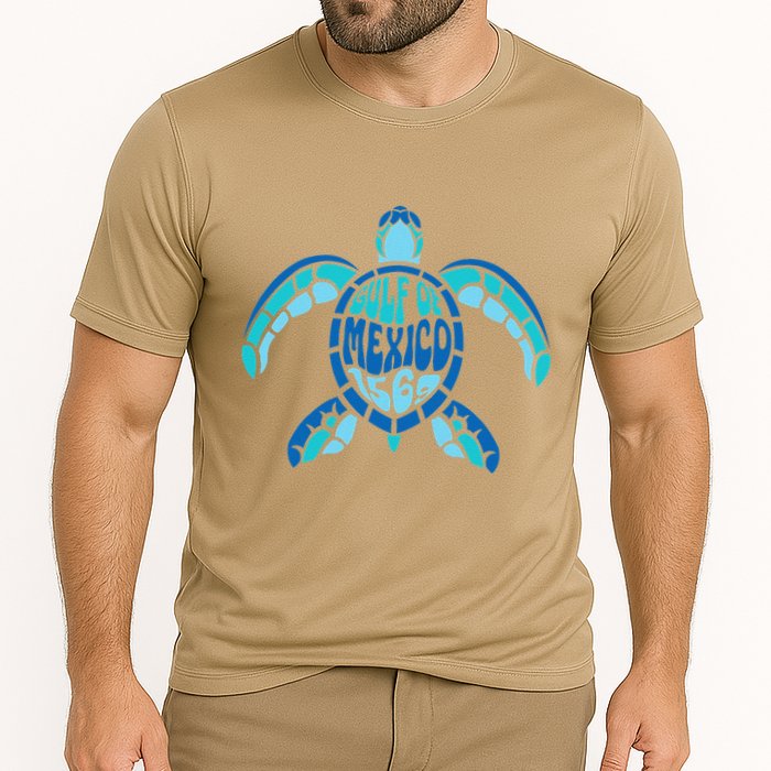 Retro Gulf Of Mexico 1569 Summer Vibes Vintage Art .Png Performance Shirt