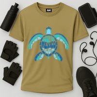 Retro Gulf Of Mexico 1569 Summer Vibes Vintage Art .Png Performance Shirt