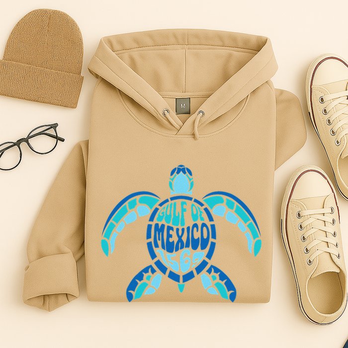 Retro Gulf Of Mexico 1569 Summer Vibes Vintage Art .Png Hoodie