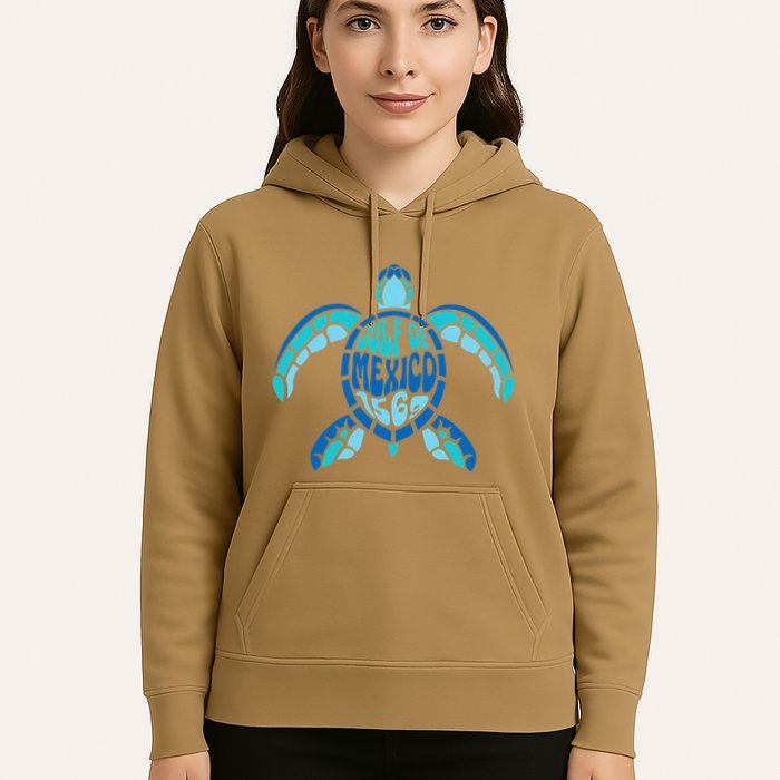 Retro Gulf Of Mexico 1569 Summer Vibes Vintage Art .Png Hoodie