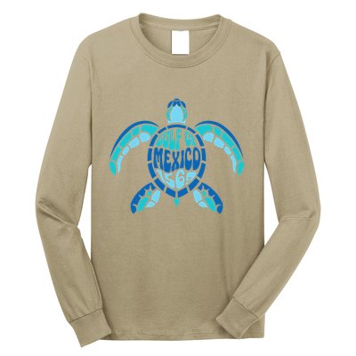 Retro Gulf Of Mexico 1569 Summer Vibes Vintage Art .Png Long Sleeve Shirt