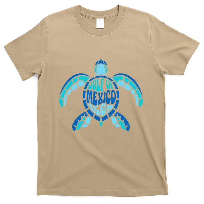 Retro Gulf Of Mexico 1569 Summer Vibes Vintage Art .Png T-Shirt