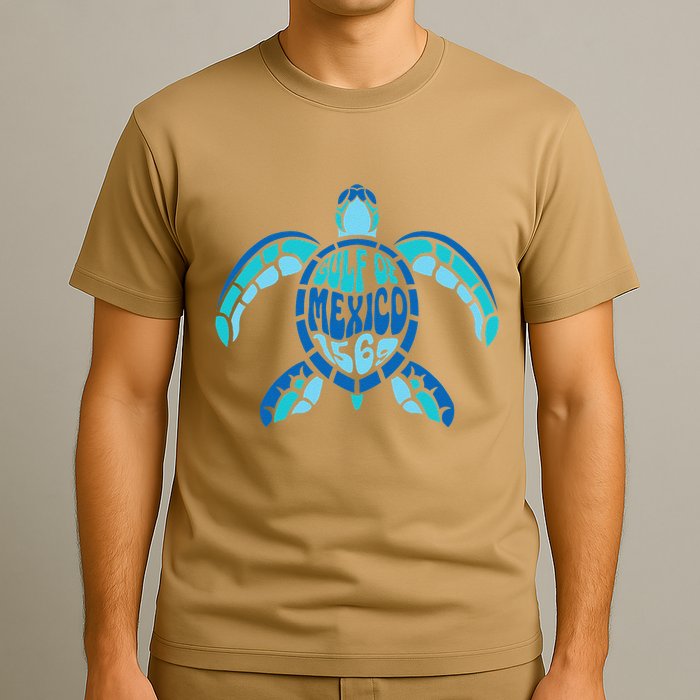 Retro Gulf Of Mexico 1569 Summer Vibes Vintage Art .Png T-Shirt