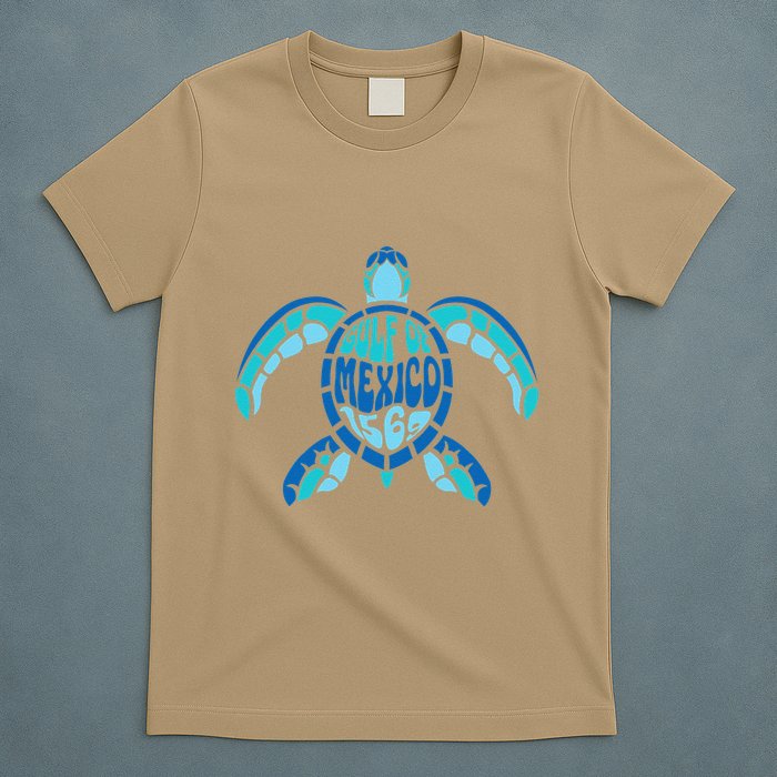 Retro Gulf Of Mexico 1569 Summer Vibes Vintage Art .Png T-Shirt