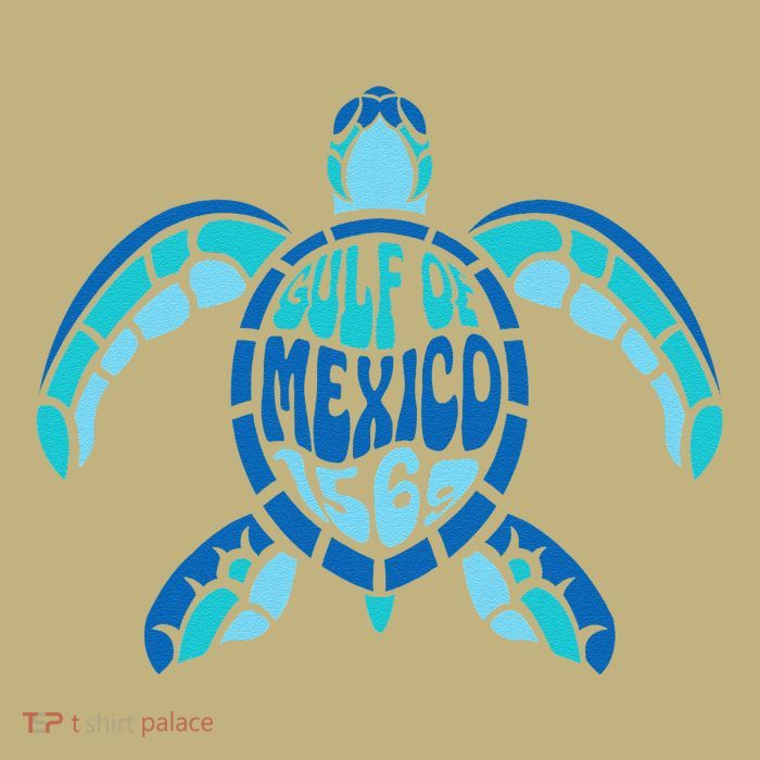 Retro Gulf Of Mexico 1569 Summer Vibes Vintage Art .Png T-Shirt