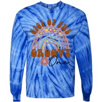 Retro Gigi Of Groovy One Matching Family 1st Birthday Party Meaningful Gift Tie-Dye Long Sleeve Shirt