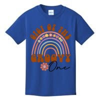 Retro Gigi Of Groovy One Matching Family 1st Birthday Party Meaningful Gift Kids T-Shirt