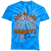 Retro Gigi Of Groovy One Matching Family 1st Birthday Party Meaningful Gift Kids Tie-Dye T-Shirt