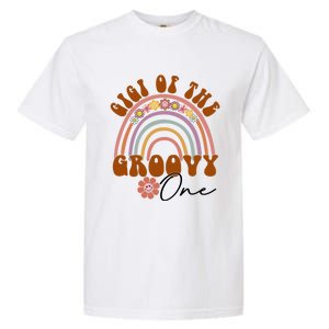 Retro Gigi Of Groovy One Matching Family 1st Birthday Party Meaningful Gift Garment-Dyed Heavyweight T-Shirt