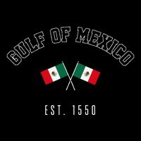 Retro Gulf Of Mexico Est. 1550 Mexican Flag Gulf Forever Sustainable Bucket Hat