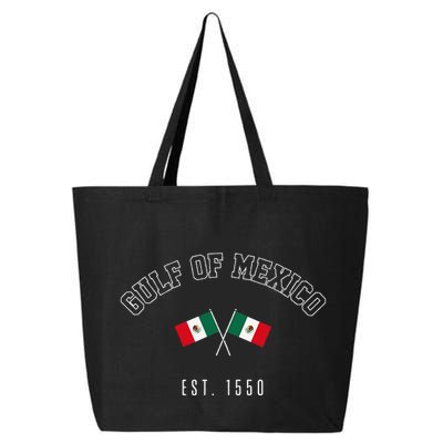 Retro Gulf Of Mexico Est. 1550 Mexican Flag Gulf Forever 25L Jumbo Tote