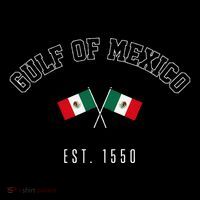 Retro Gulf Of Mexico Est. 1550 Mexican Flag Gulf Forever Baby Bodysuit