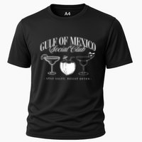 Retro Gulf Of Mexico Social Club Progressive Liberal Cooling Performance Crew T-Shirt