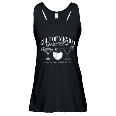 Retro Gulf Of Mexico Social Club Progressive Liberal Ladies Essential Flowy Tank