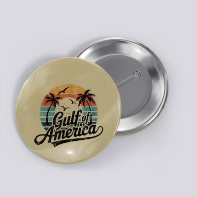 Retro Gulf Of Usa America 2025 American Flag Gulf Mexico Button