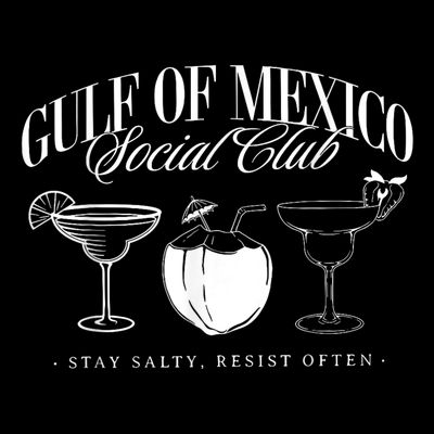 Retro Gulf Of Mexico Social Club Progressive Liberal T-Shirt